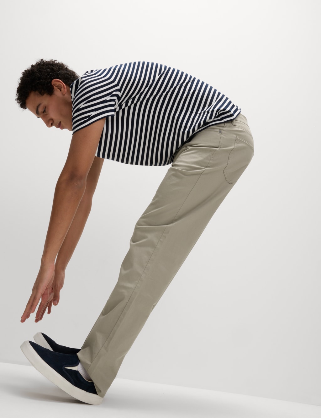Straight fit Textured 5 Pocket Trousers 5 of 5