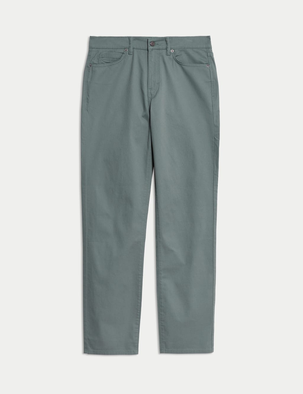 Straight fit Textured 5 Pocket Trousers 2 of 5