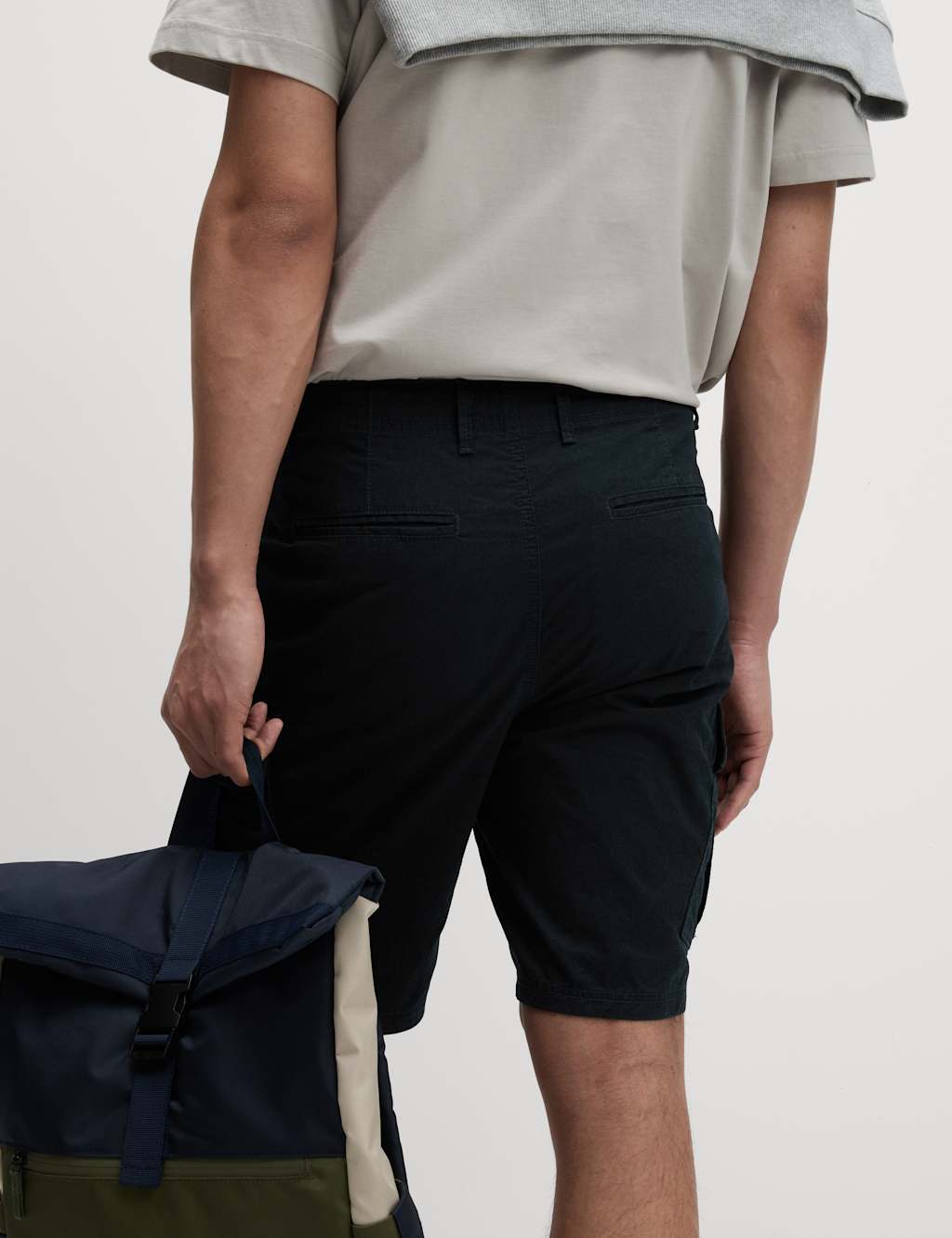 Cargo cotton shorts discount