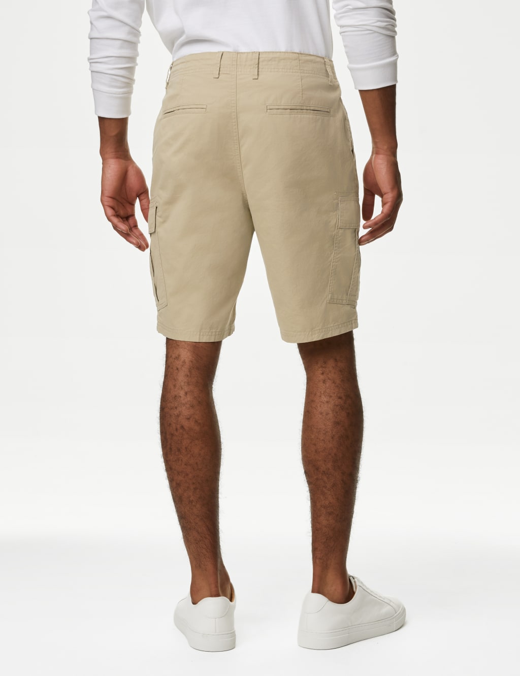 Pure Cotton Cargo Shorts M S Collection M S