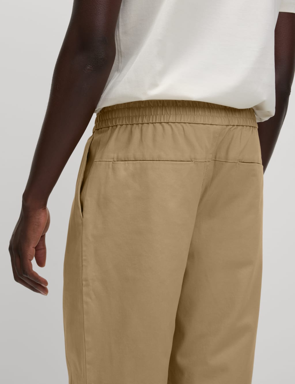 Tapered Fit Elasticated Waist Trousers 6 of 7