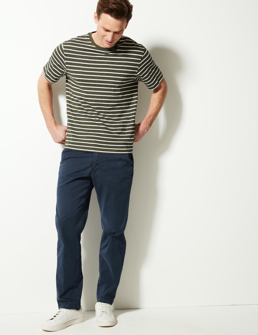 Slim Fit Authentic Chinos with Stretch 1 of 4