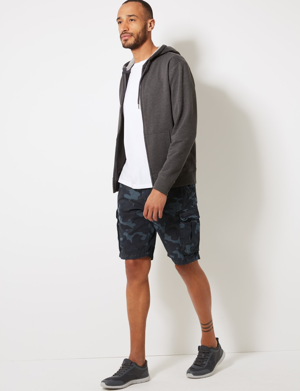 Pure Cotton Authentic Cargo Shorts M S Collection M S