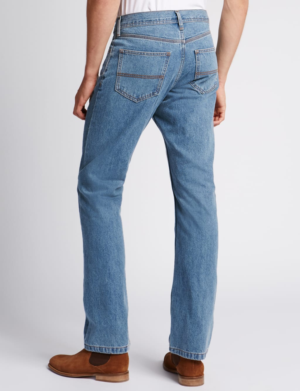 Pure Cotton Regular Fit Jeans 3 of 4
