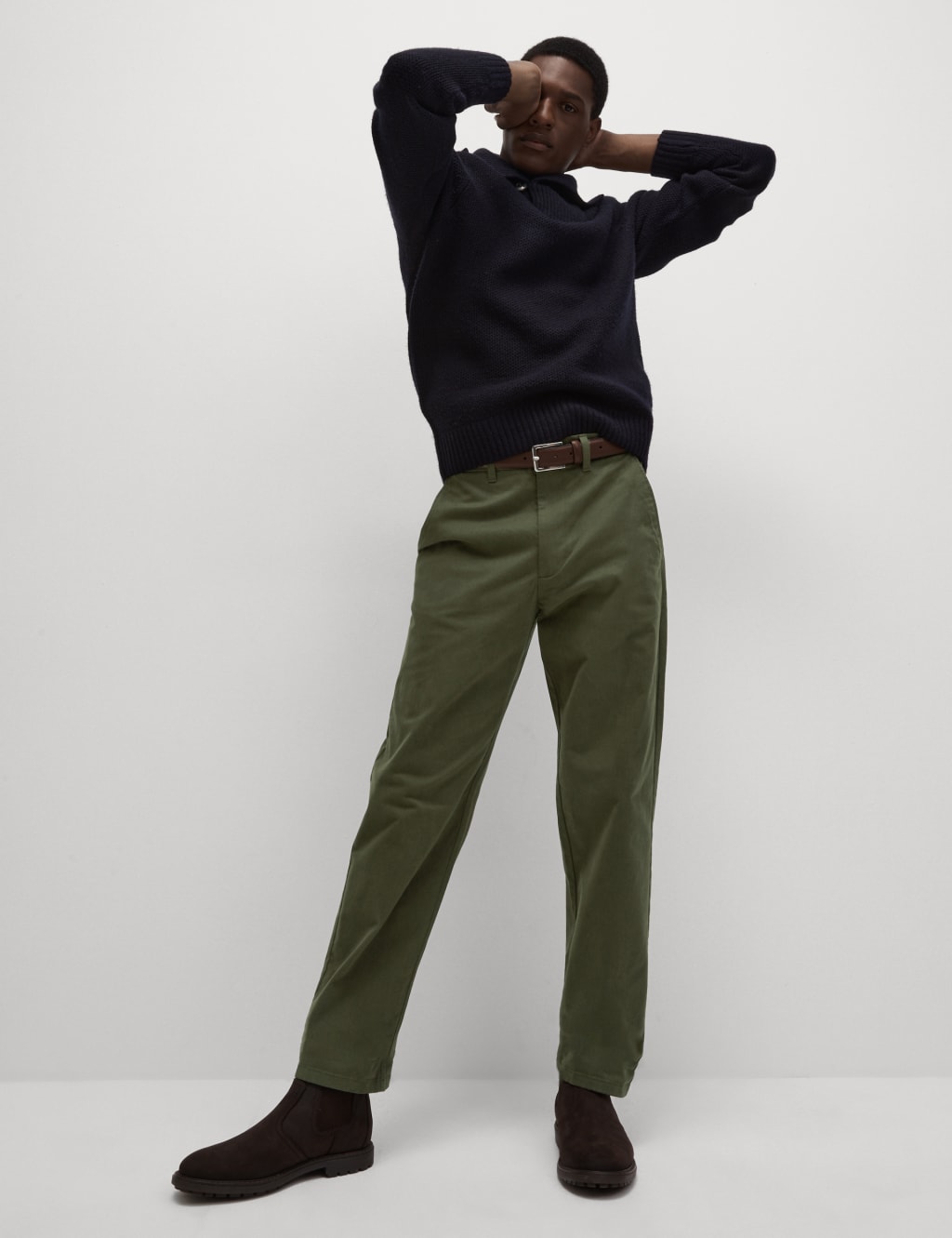 Loose Fit Stretch Chinos 5 of 6
