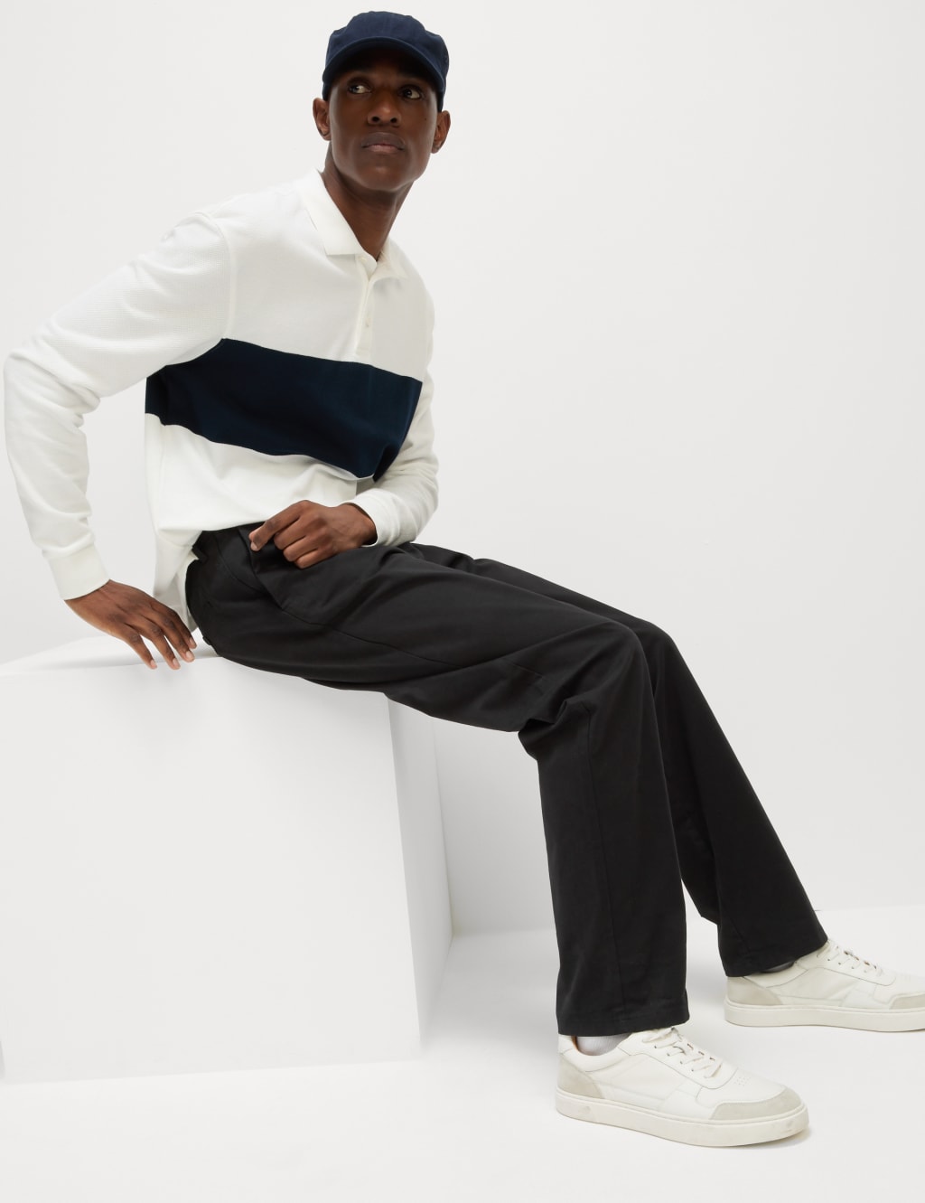 Loose Fit Stretch Chinos 4 of 5