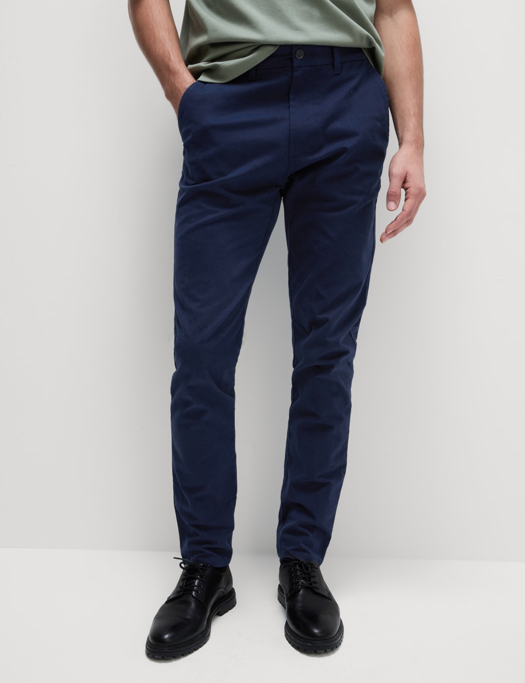 Slim Fit Stretch Chinos 3 of 5