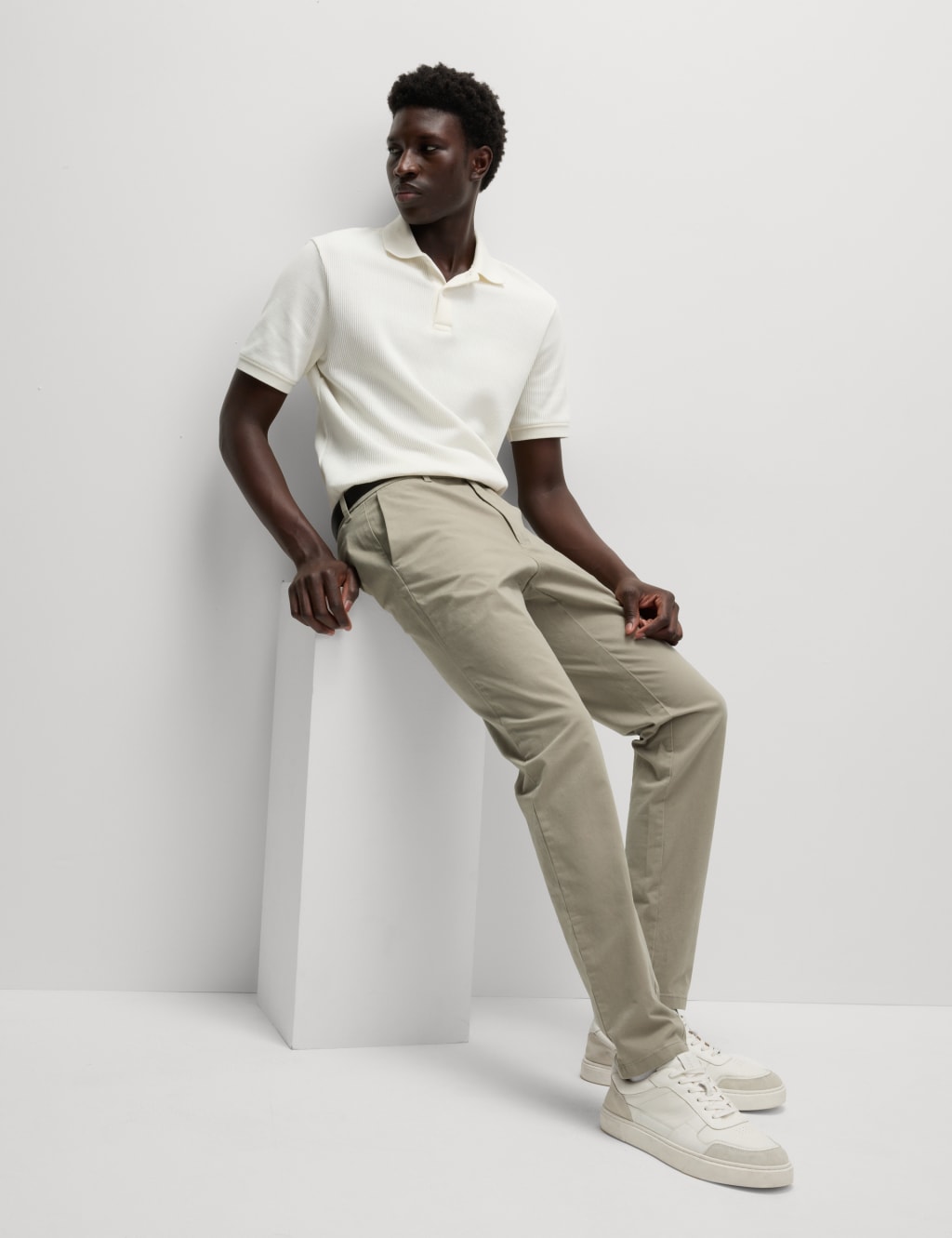 Slim Fit Stretch Chinos 3 of 5