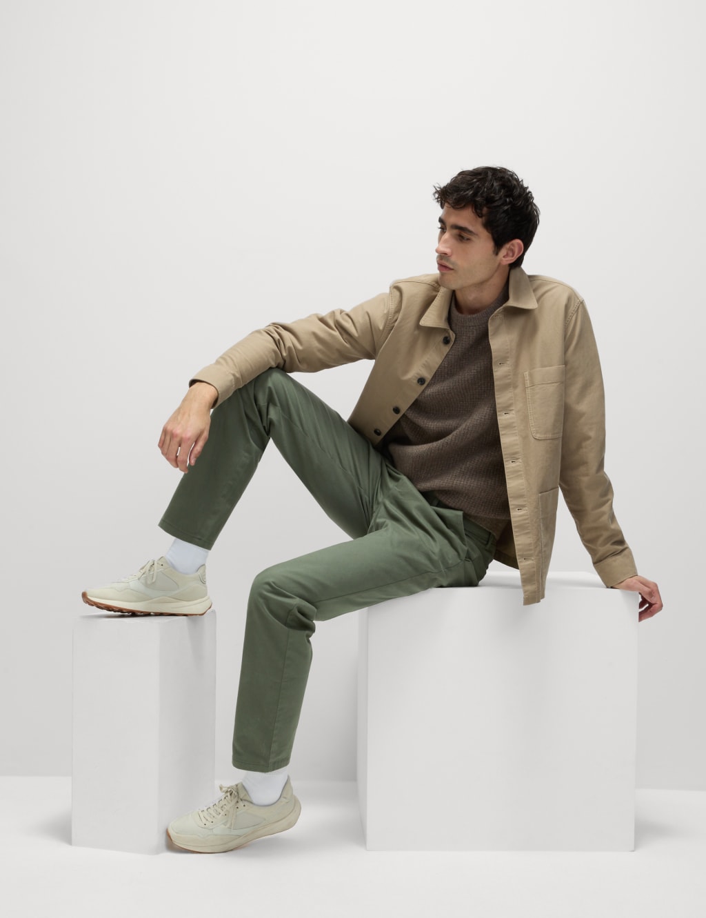 Regular Fit Stretch Chinos 3 of 5