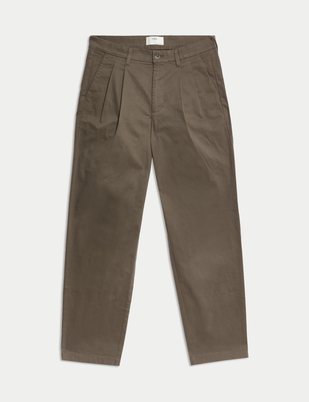 Tapered Fit Twin Pleat Stretch Chinos 2 of 7