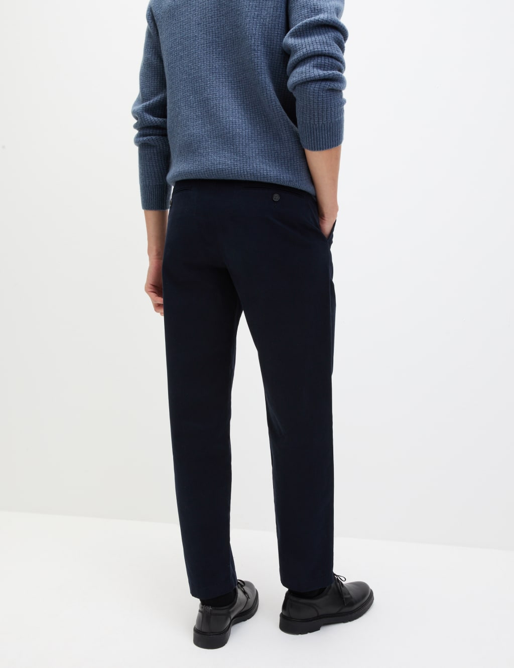 Tapered Fit Twin Pleat Stretch Chinos 5 of 5