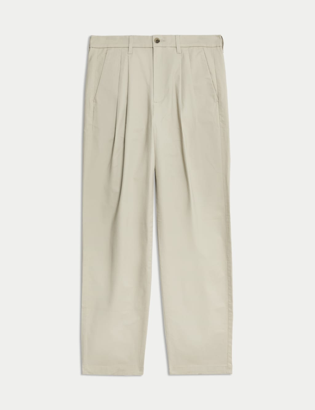 Tapered Fit Twin Pleat Stretch Chinos 2 of 6