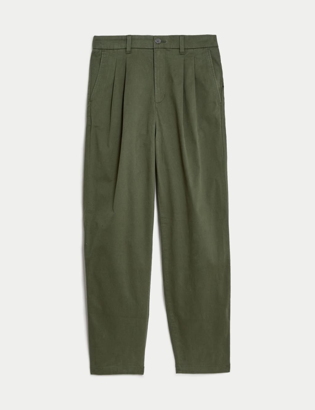 Tapered Fit Twin Pleat Stretch Chinos 2 of 7