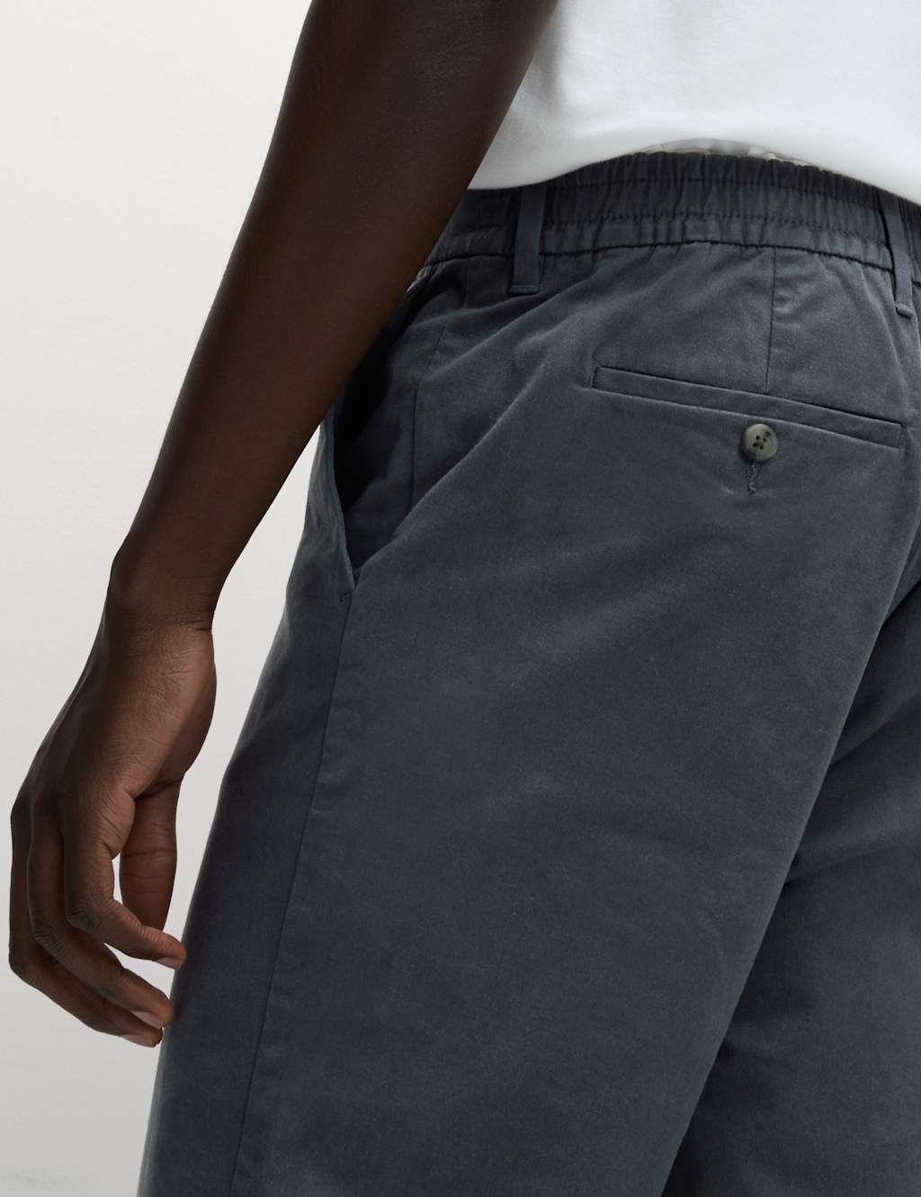 Regular Fit Elasticated Waist Chinos 3 of 5