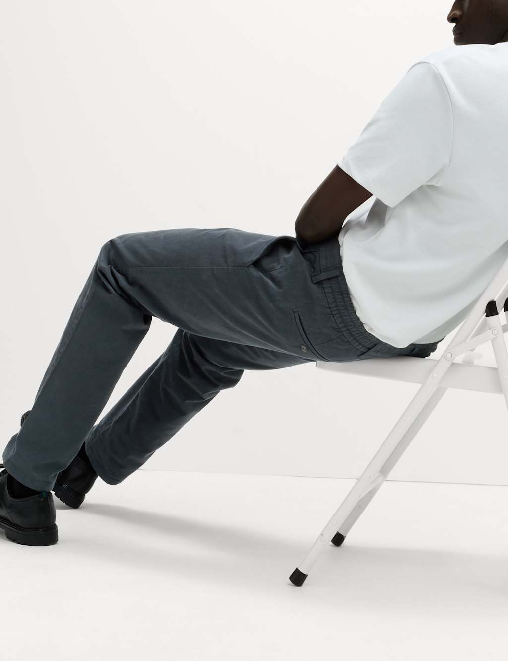 Regular Fit Elasticated Waist Chinos 5 of 5