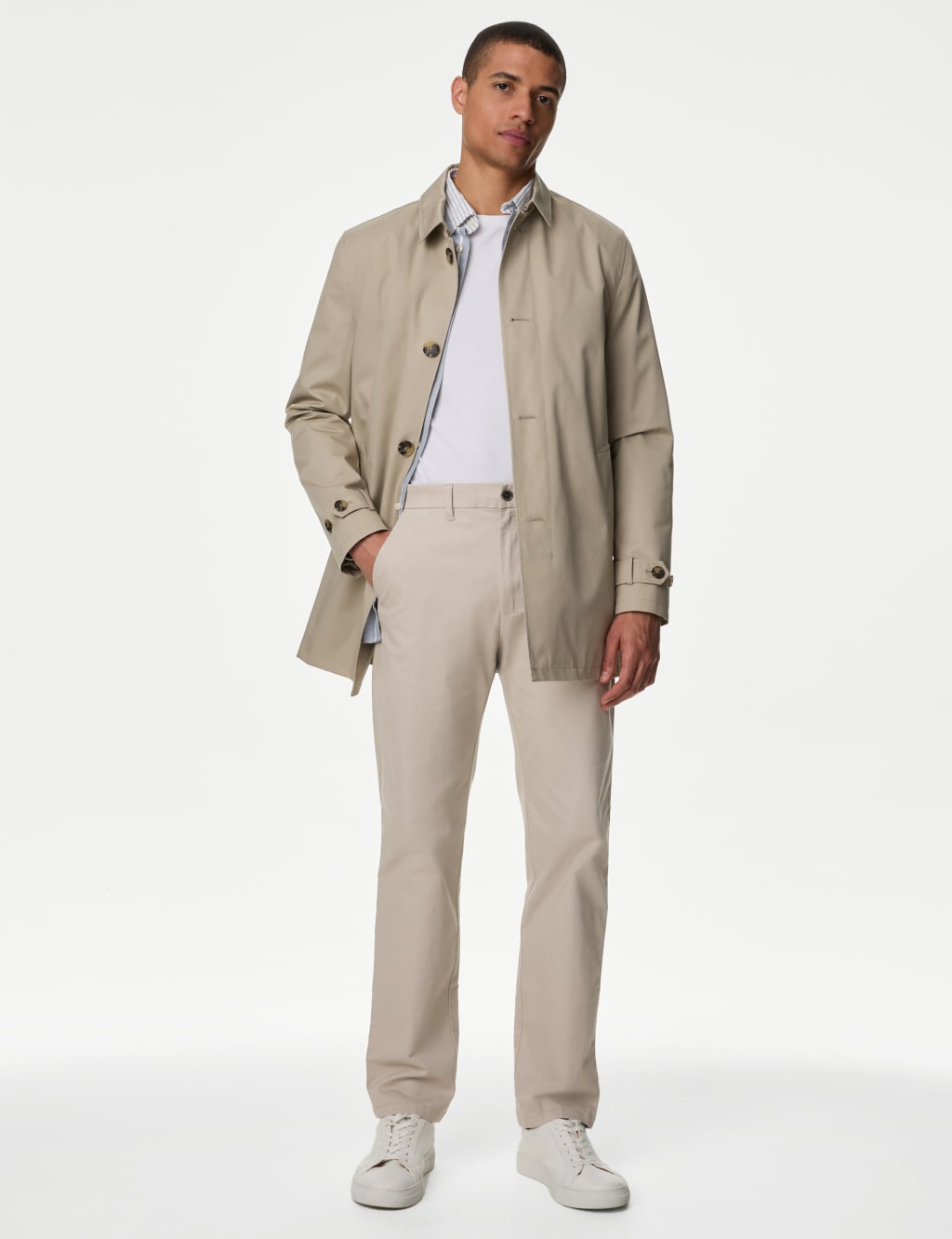 Regular Fit Elasticated Waist Chinos 4 of 6