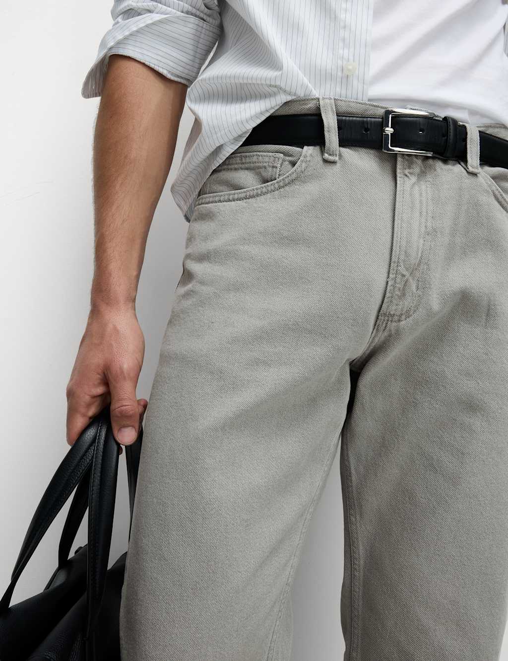 Straight Fit Pure Cotton Jeans 3 of 5