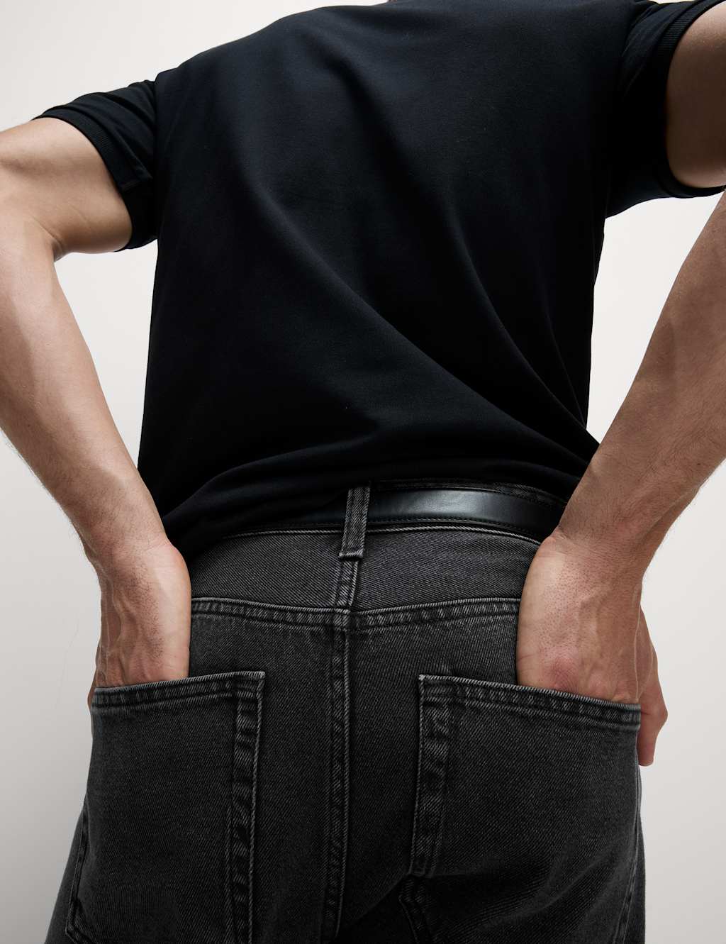 Straight Fit Pure Cotton Jeans 4 of 6