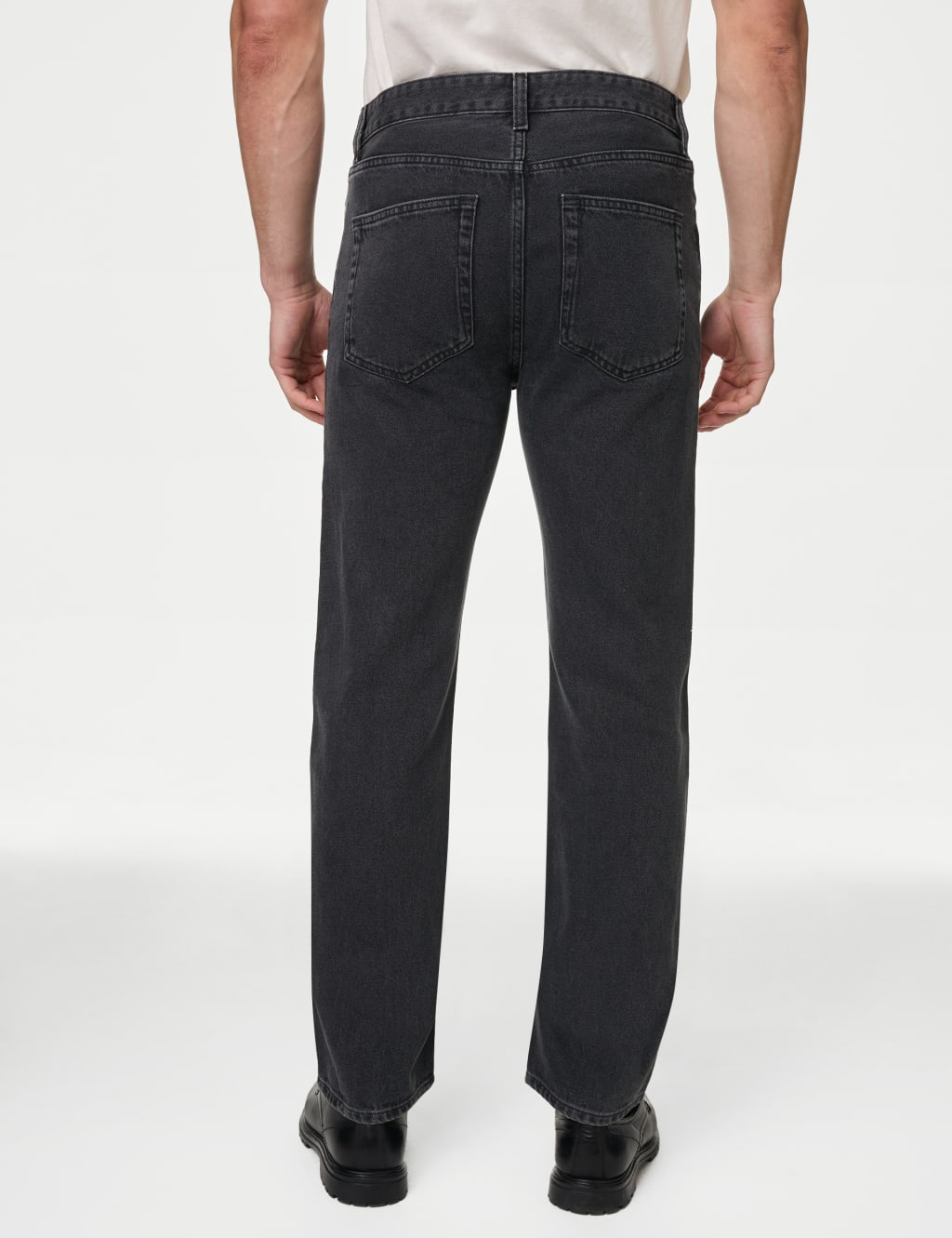 Straight Fit Pure Cotton Jeans 6 of 6