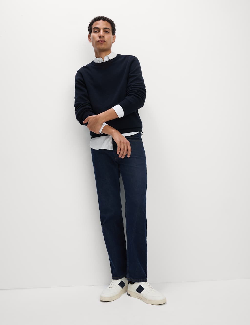Straight Fit Pure Cotton Jeans 3 of 6