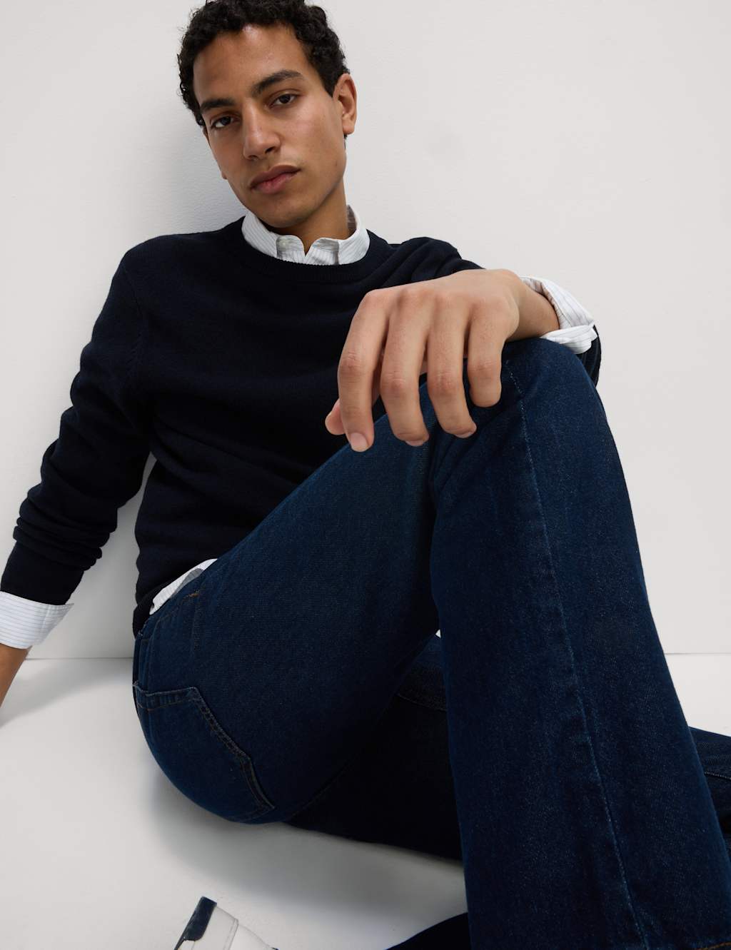 Straight Fit Pure Cotton Jeans 5 of 6