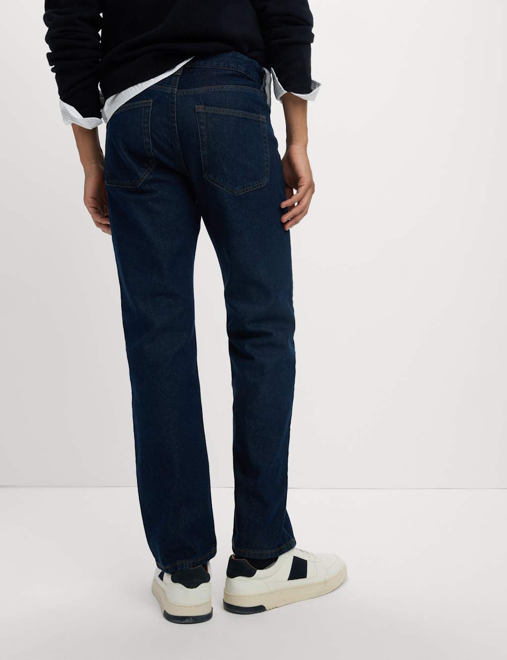 Straight Fit Pure Cotton Jeans 6 of 6