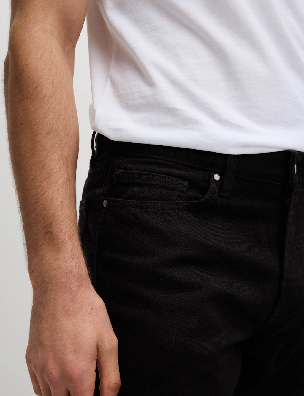 Straight Fit Pure Cotton Jeans 4 of 6