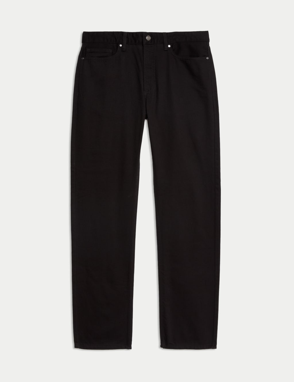 Straight Fit Pure Cotton Jeans 2 of 6