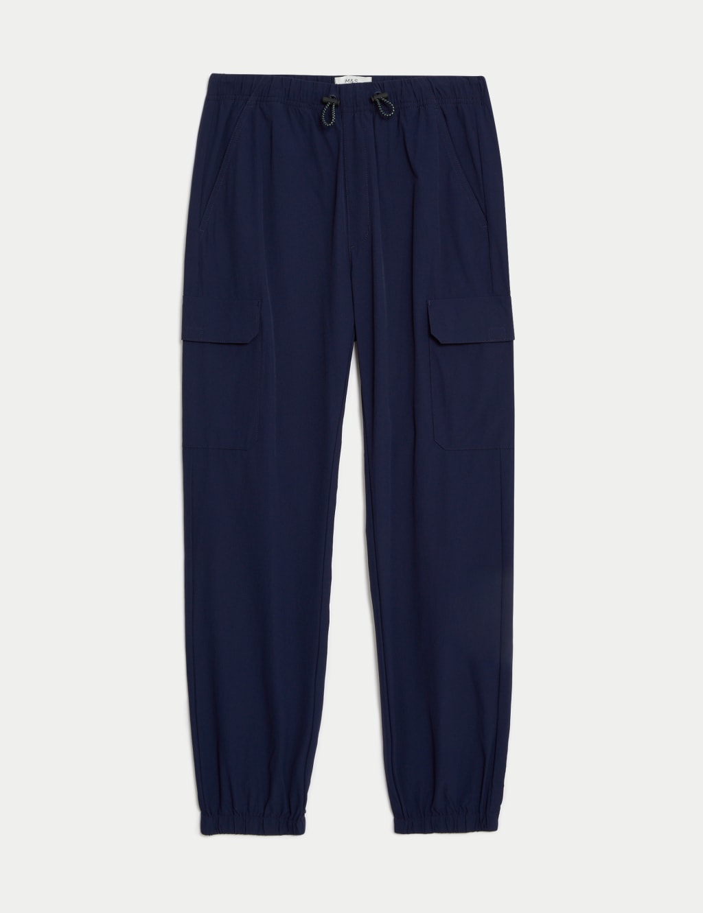 Elasticated Waist Lightweight Trekking Cargo Trousers M S Collection M S