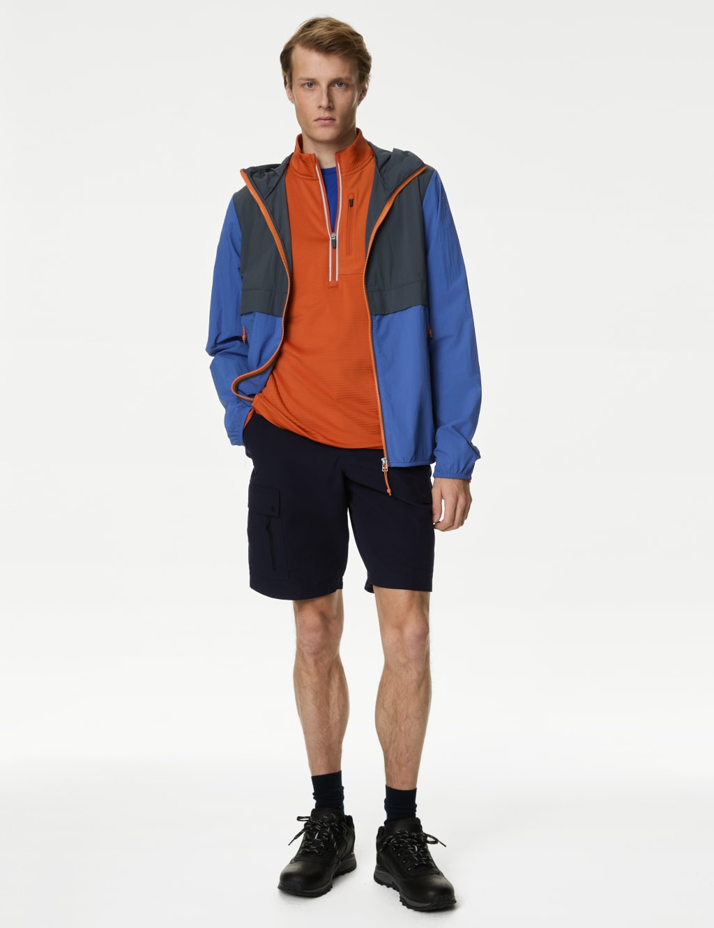 Ripstop Textured Trekking Shorts with Stormwear