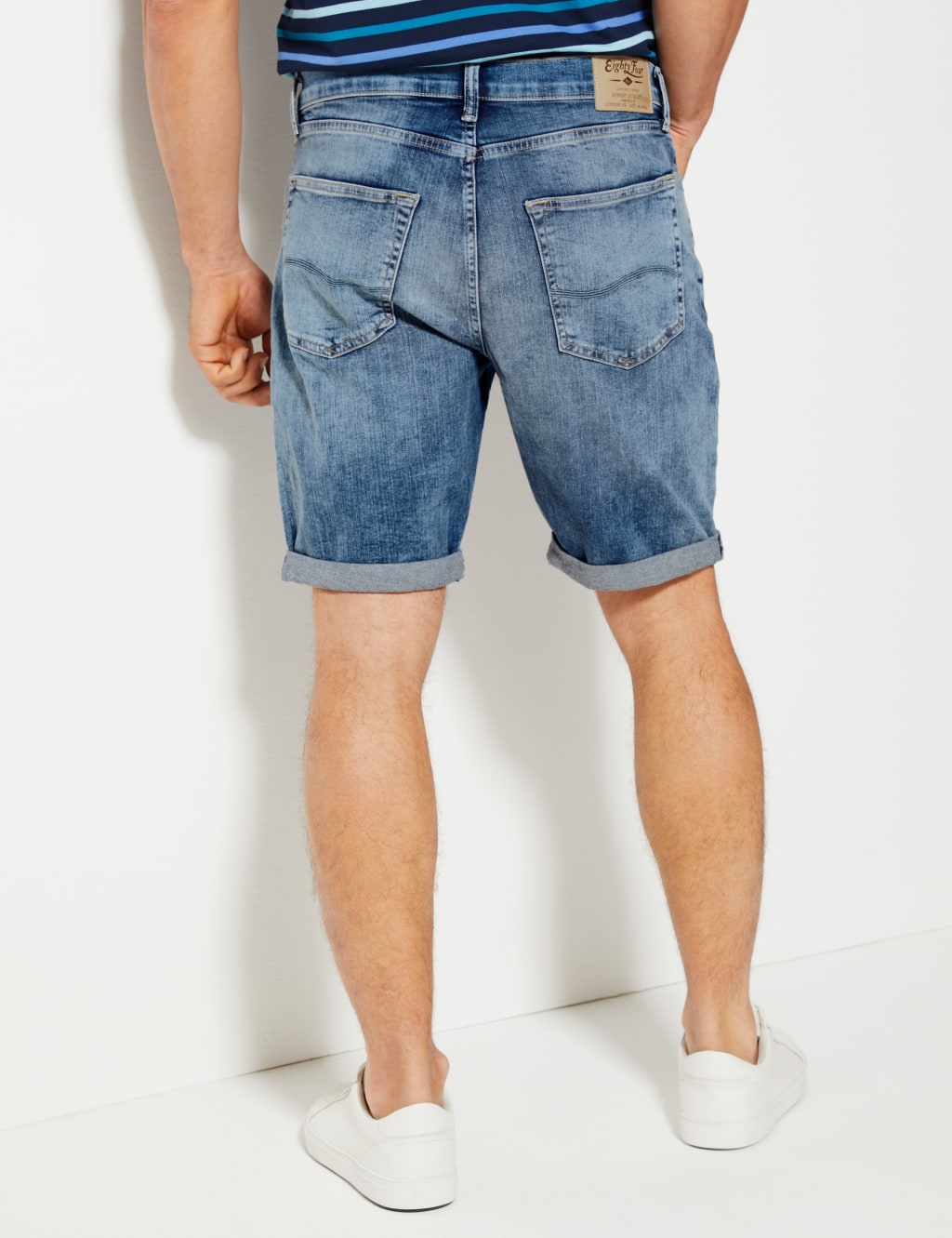 Slim Fit Denim Shorts 4 of 4