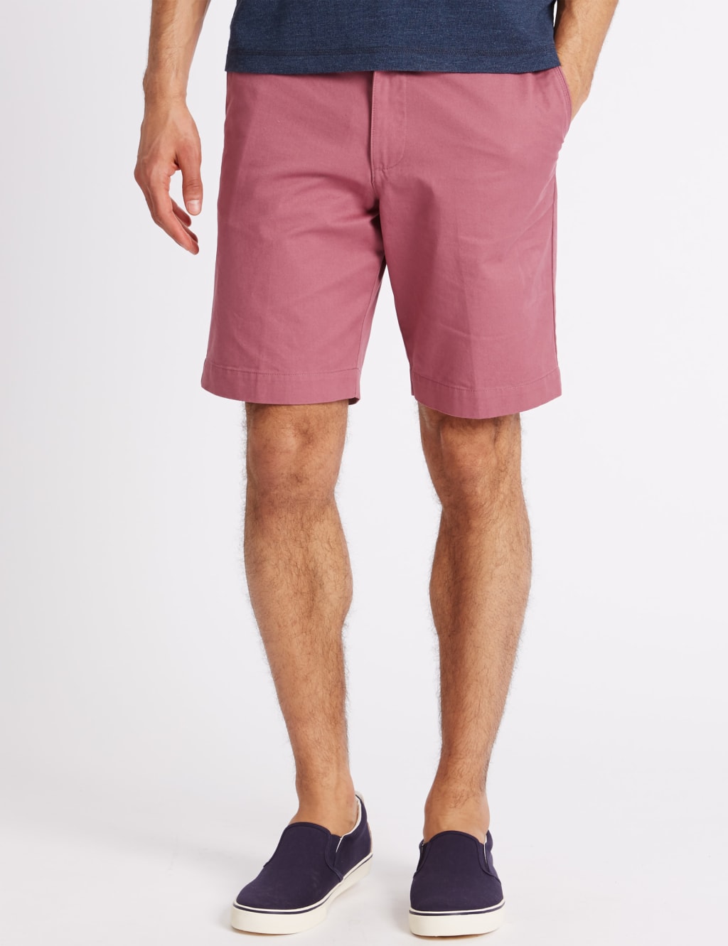 Pure Cotton Shorts with Adjustable Waist M S Collection M S