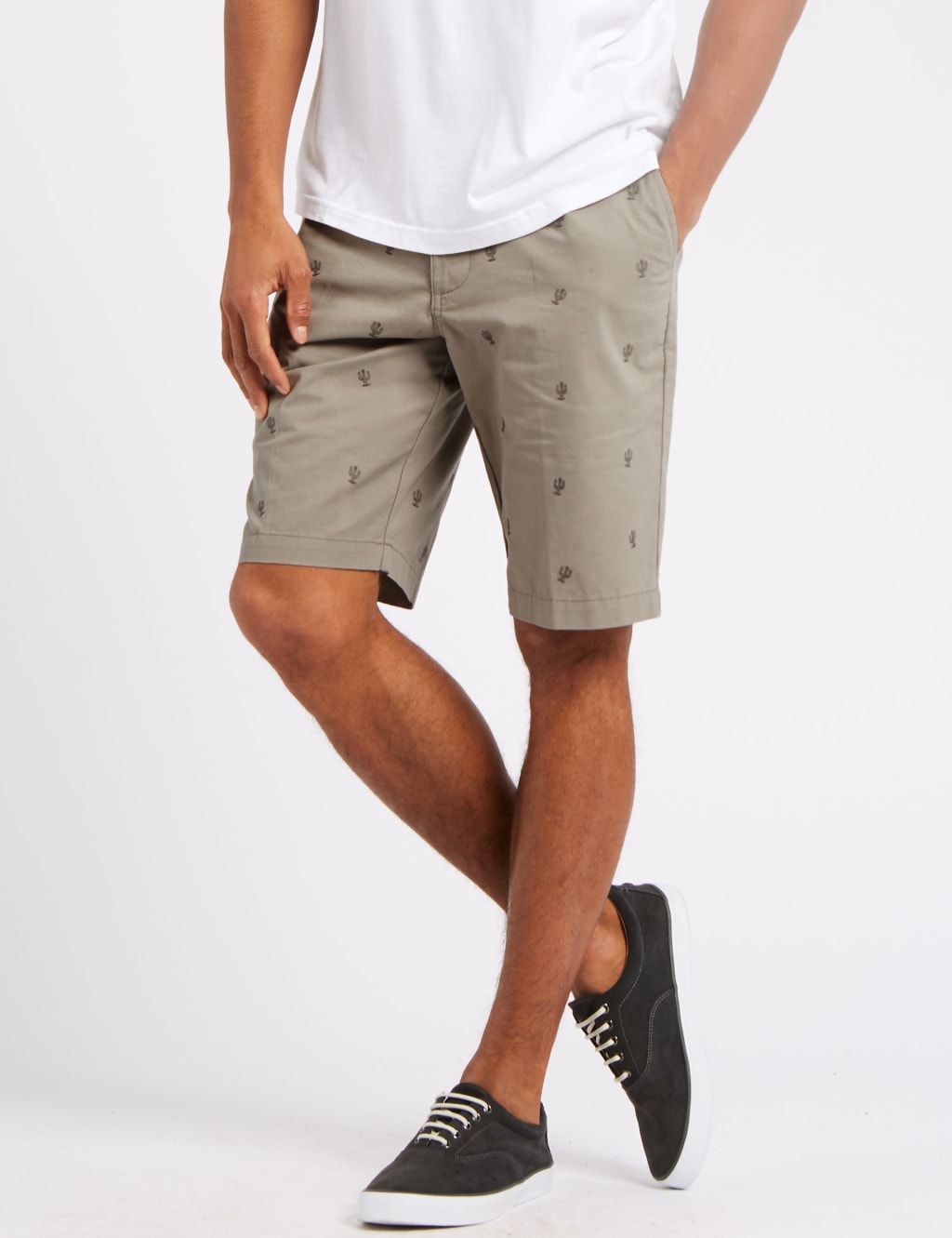 M&s cotton shorts cheap