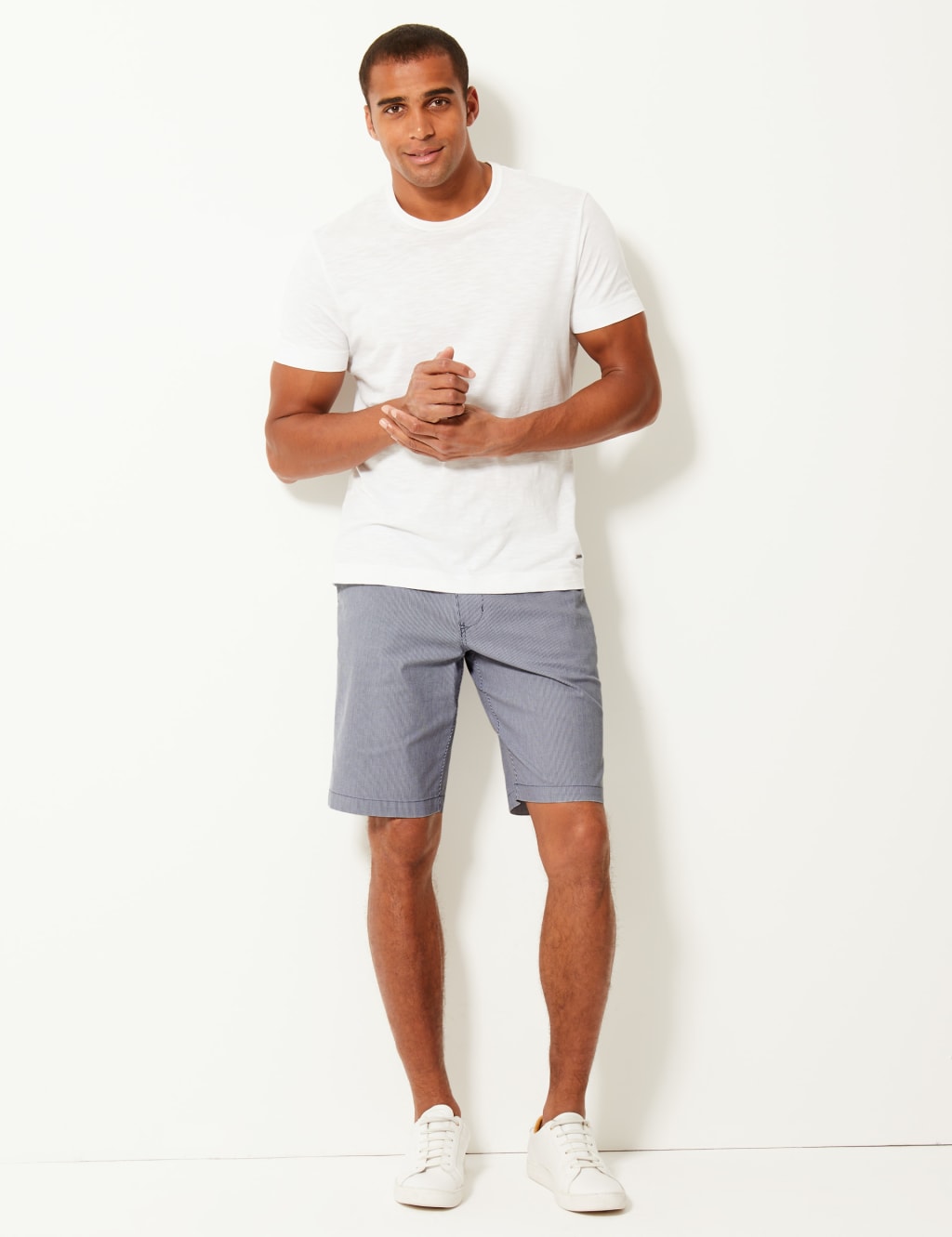 M&s blue harbour shorts on sale