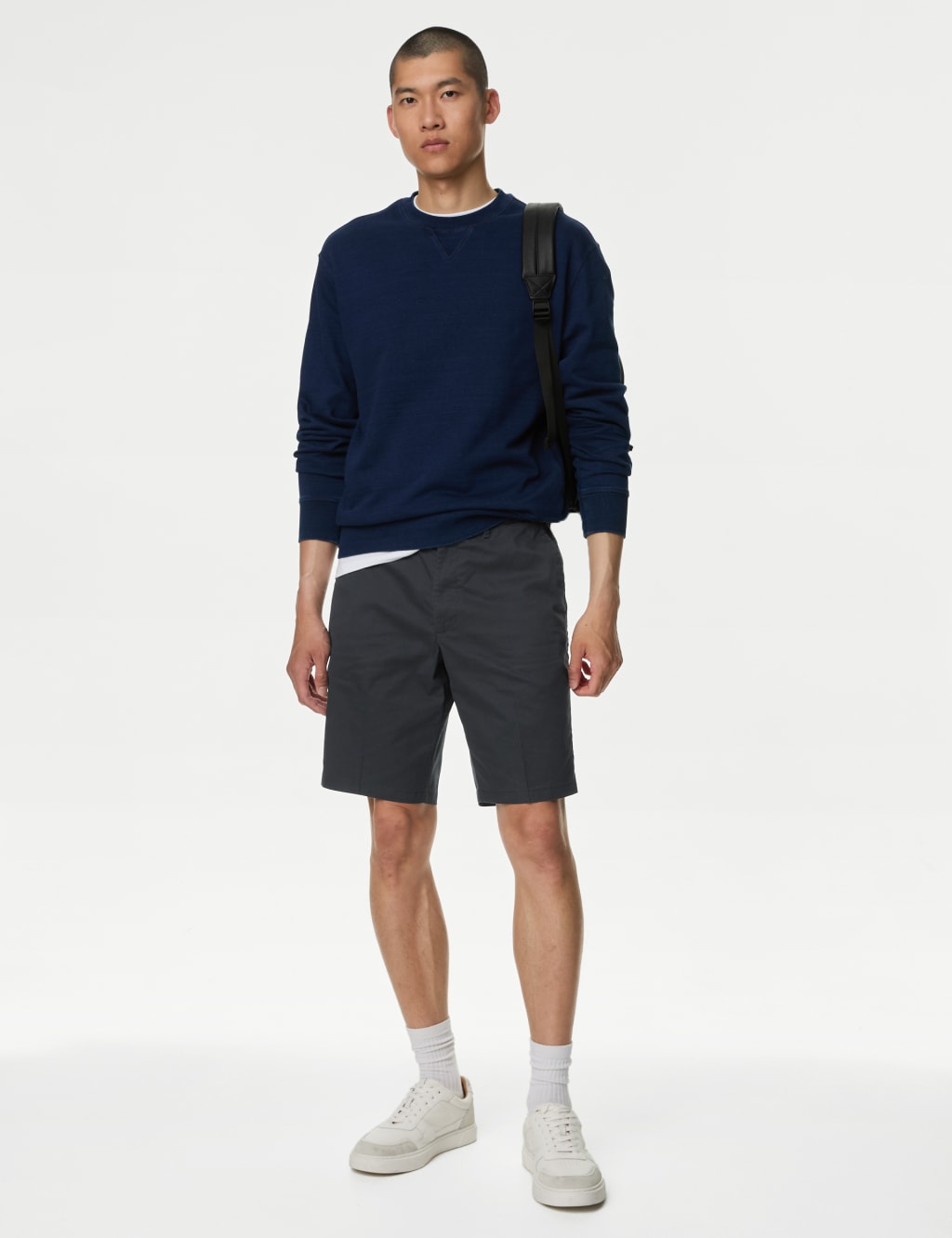 Chino shorts with sneakers online