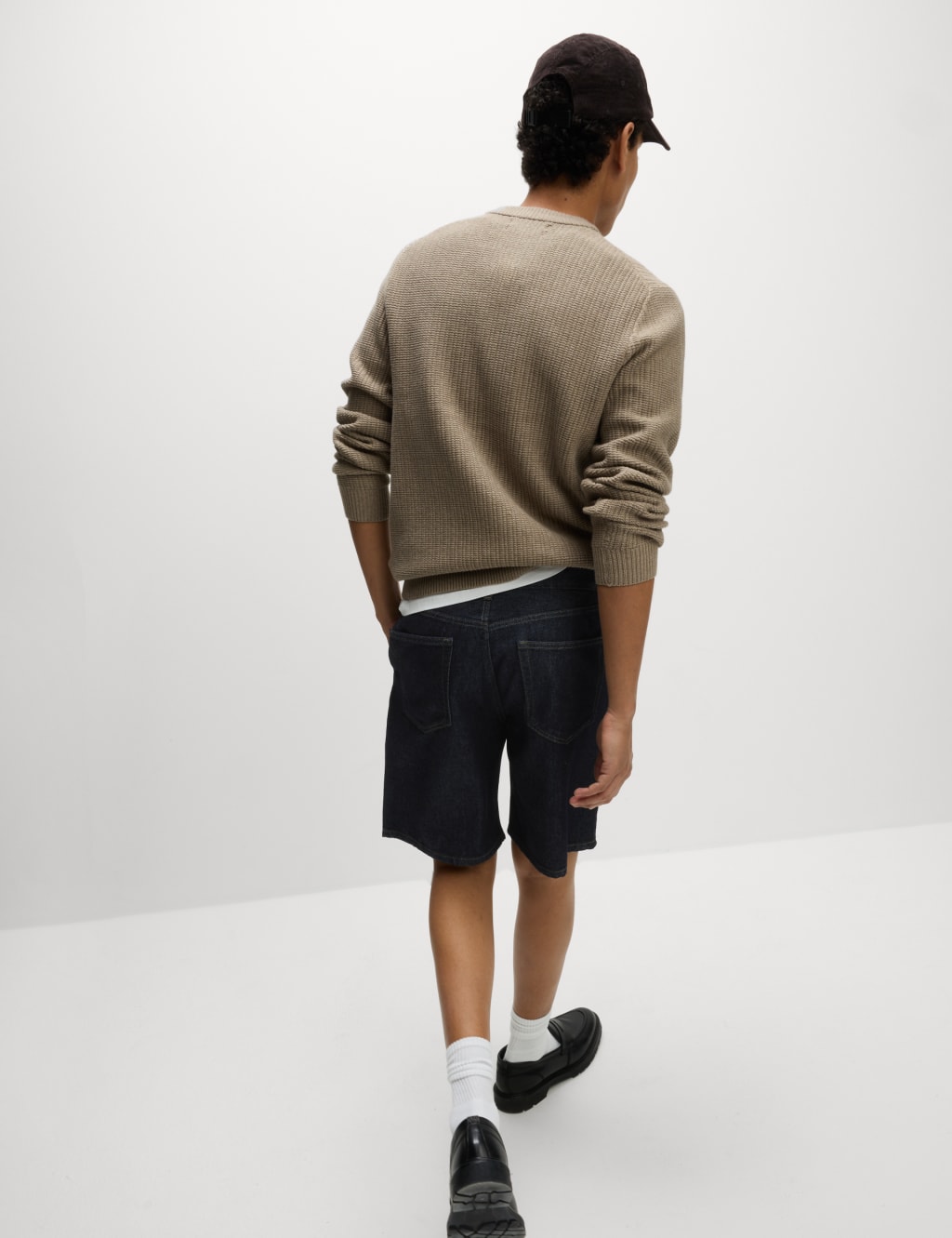 Straight Fit Lightweight Denim Shorts 4 of 6