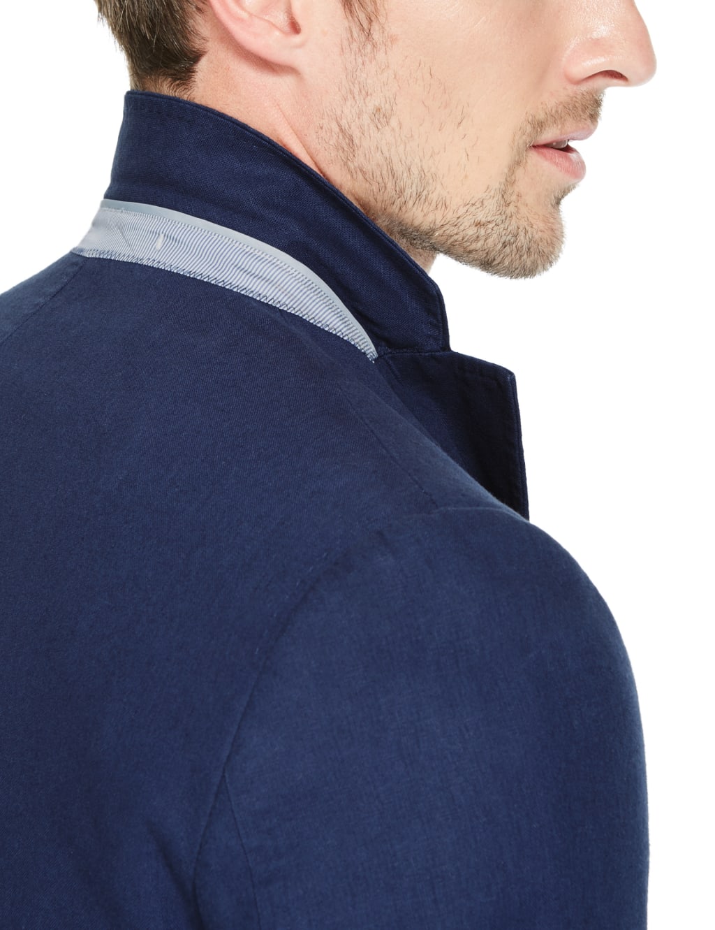 Linen Blend Slim Fit 2 Button Jacket 5 of 9