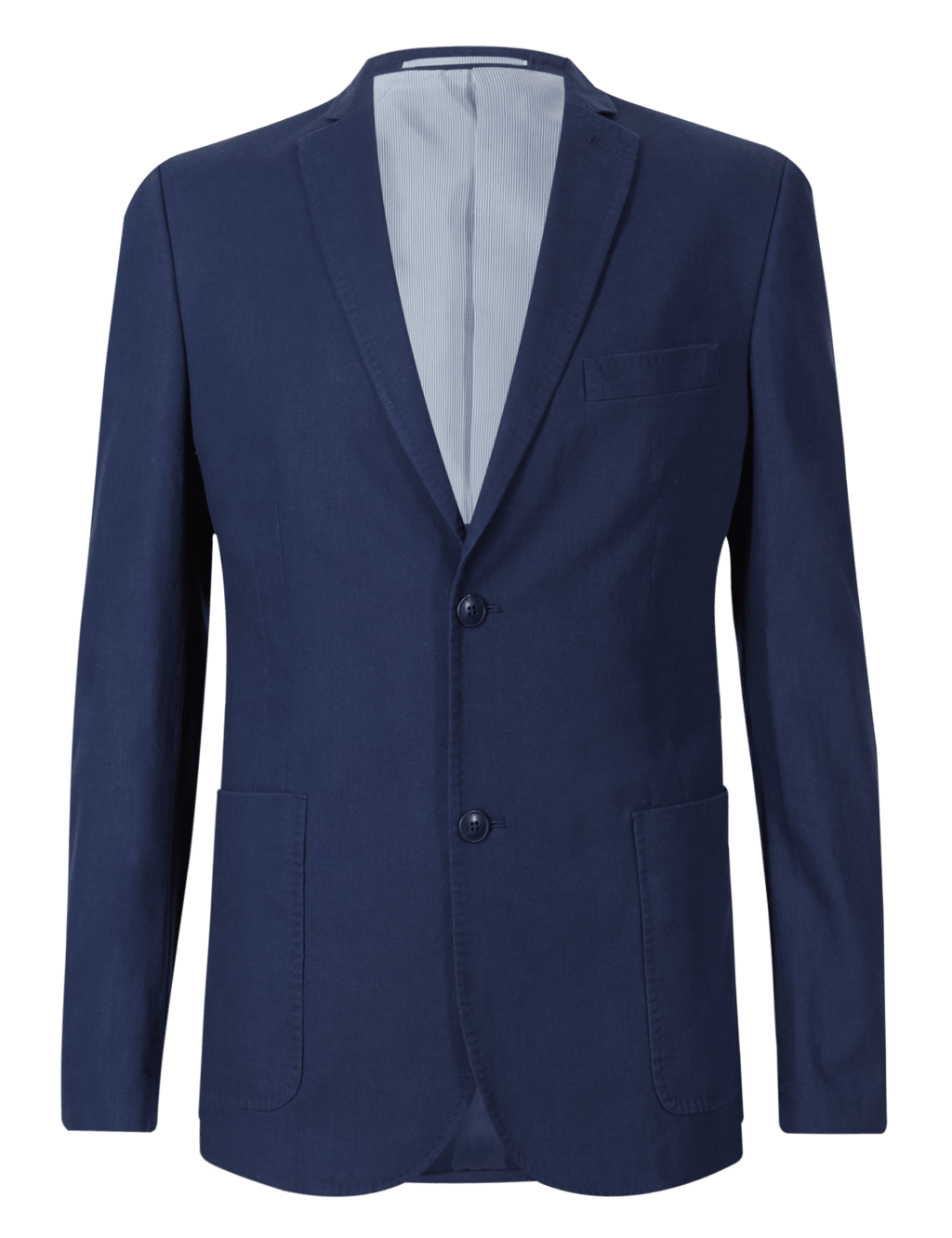 Linen Blend Slim Fit 2 Button Jacket 2 of 9