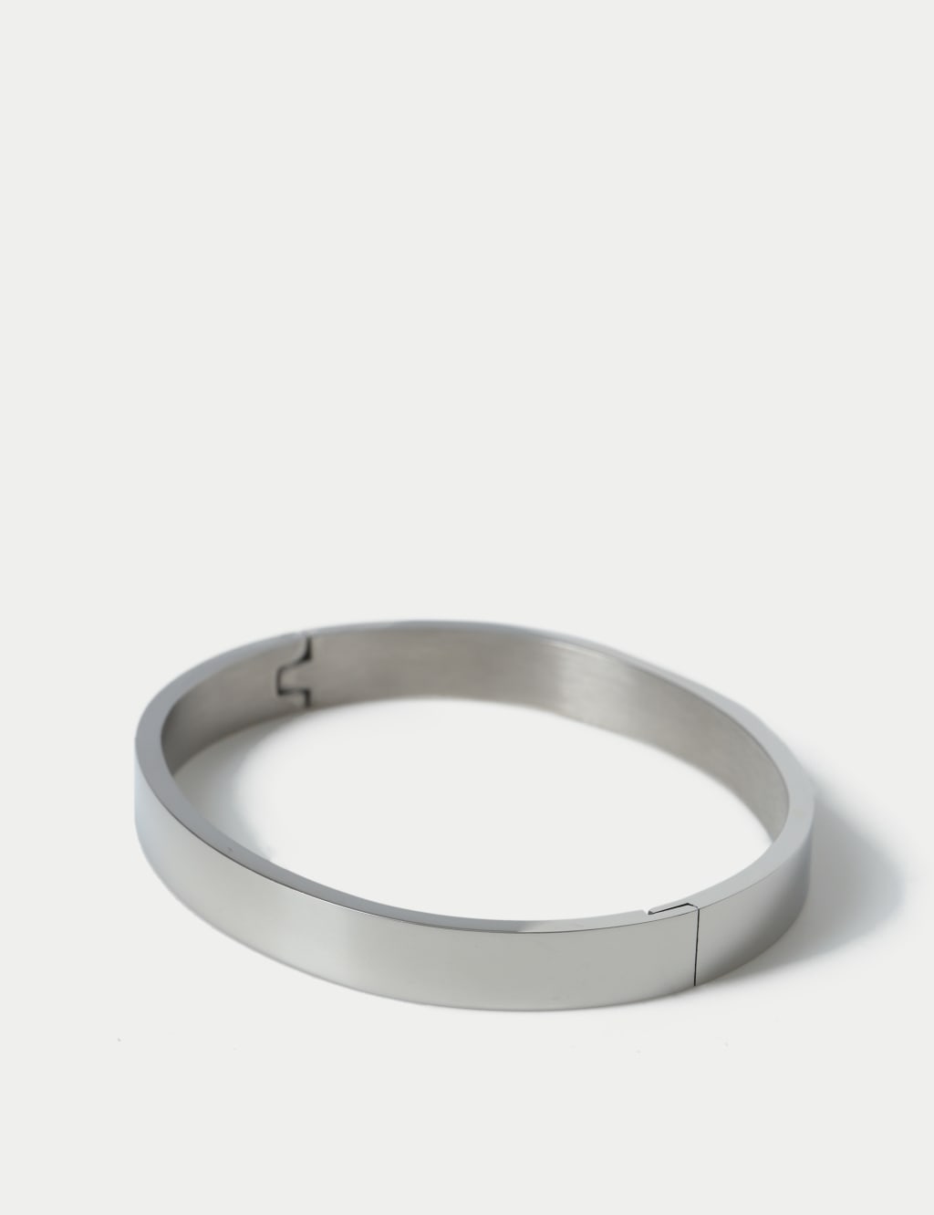 Waterproof Stainless Steel Silver Tone Bangle 2 of 2