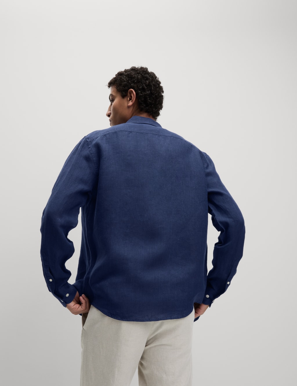 Regular Fit Pure Linen Shirt 5 of 5