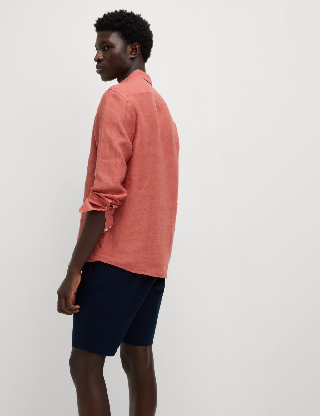 Regular Fit Pure Linen Shirt 3 of 5