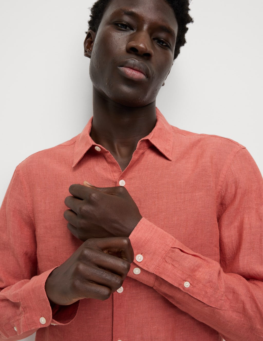 Regular Fit Pure Linen Shirt 4 of 5
