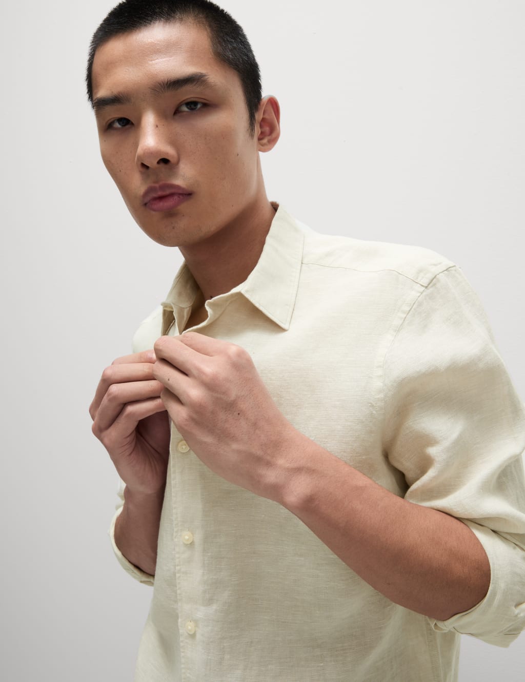 Regular Fit Pure Linen Shirt 5 of 6
