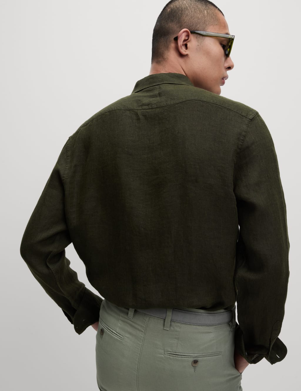 Regular Fit Pure Linen Shirt 5 of 5