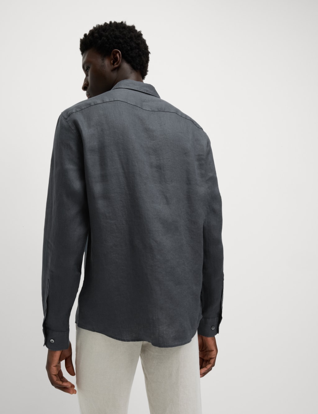 Regular Fit Pure Linen Shirt 6 of 7