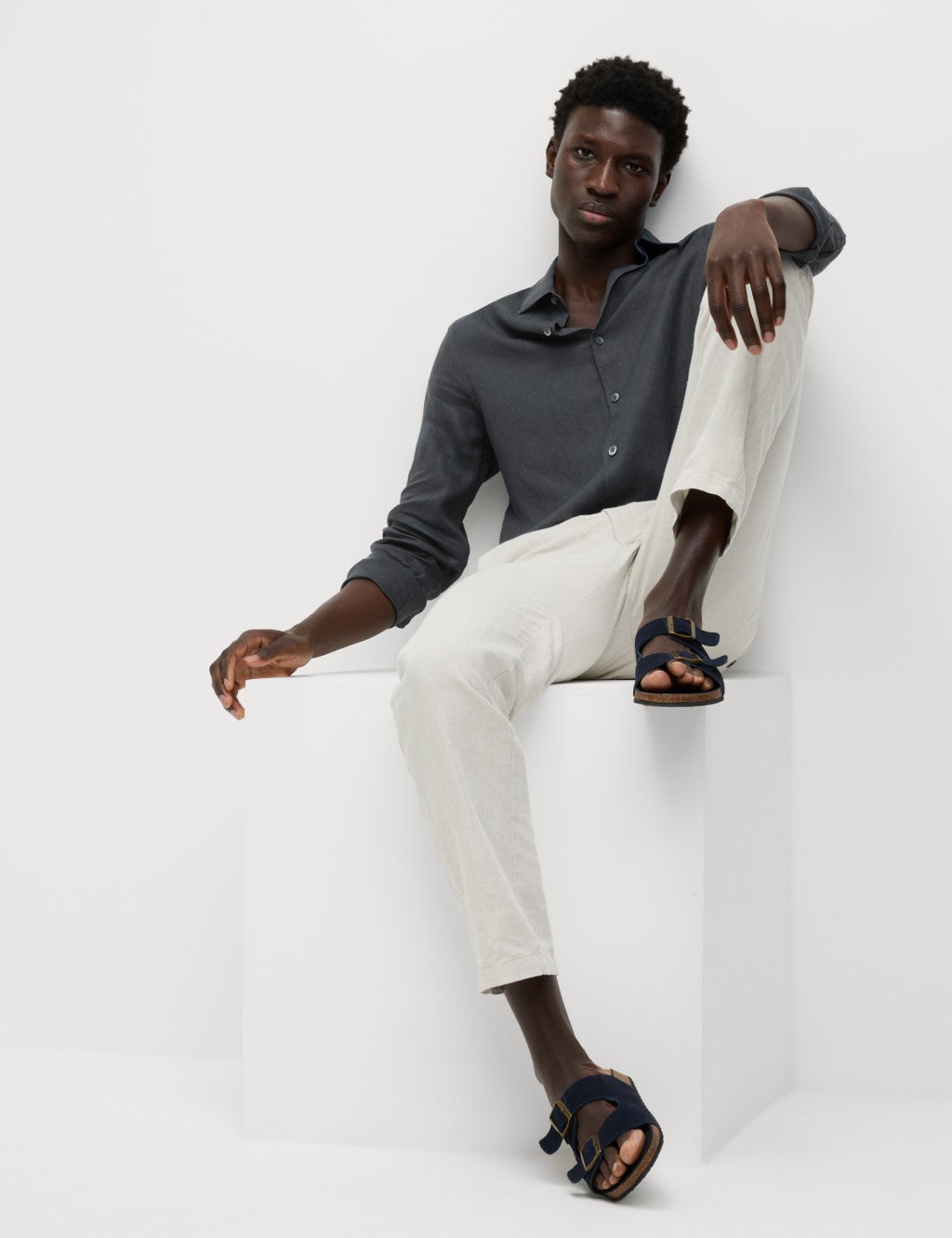 Regular Fit Pure Linen Shirt 7 of 7