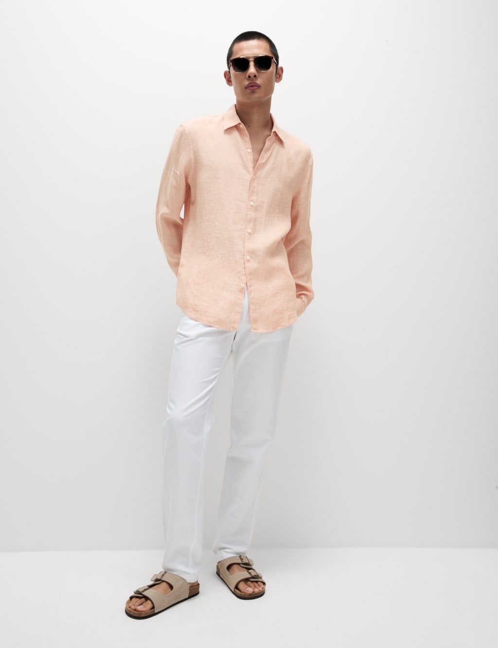 Regular Fit Pure Linen Shirt 3 of 5