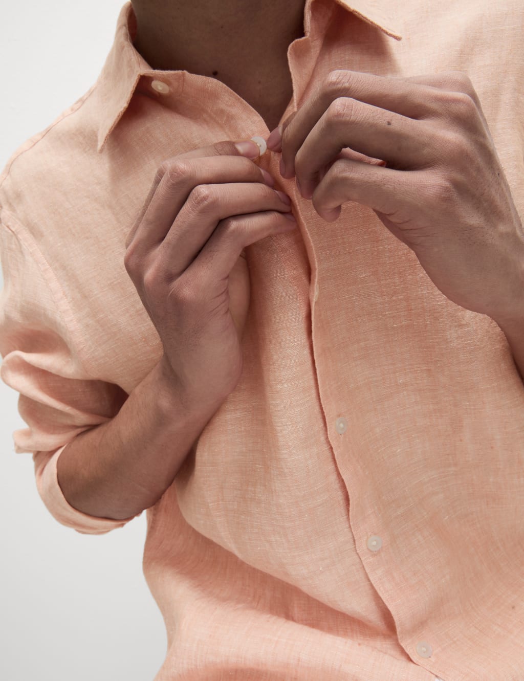 Regular Fit Pure Linen Shirt 4 of 5