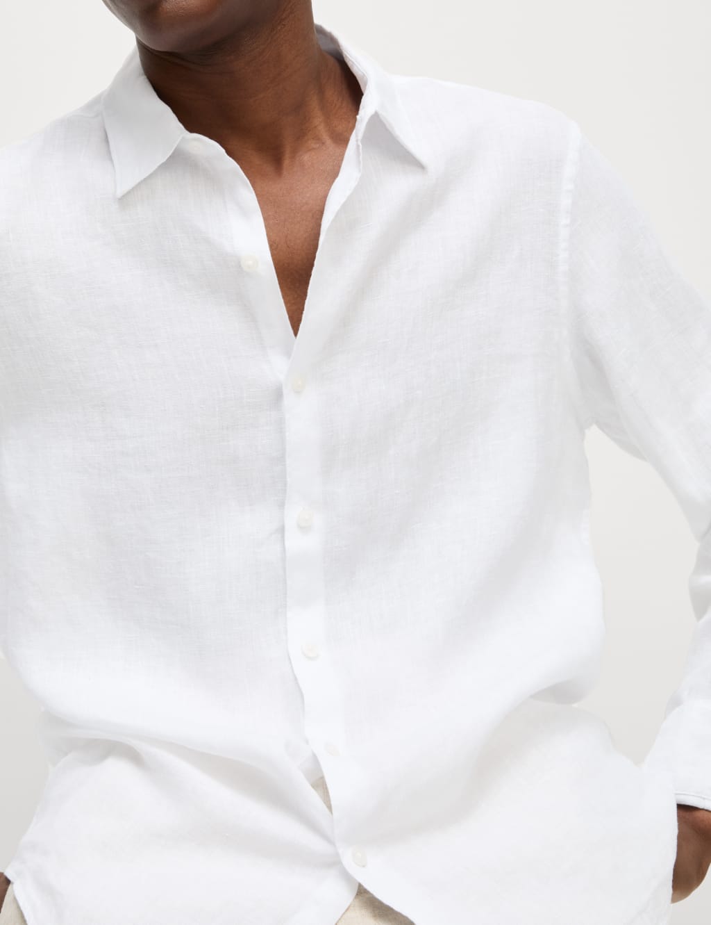 Regular Fit Pure Linen Shirt 5 of 6