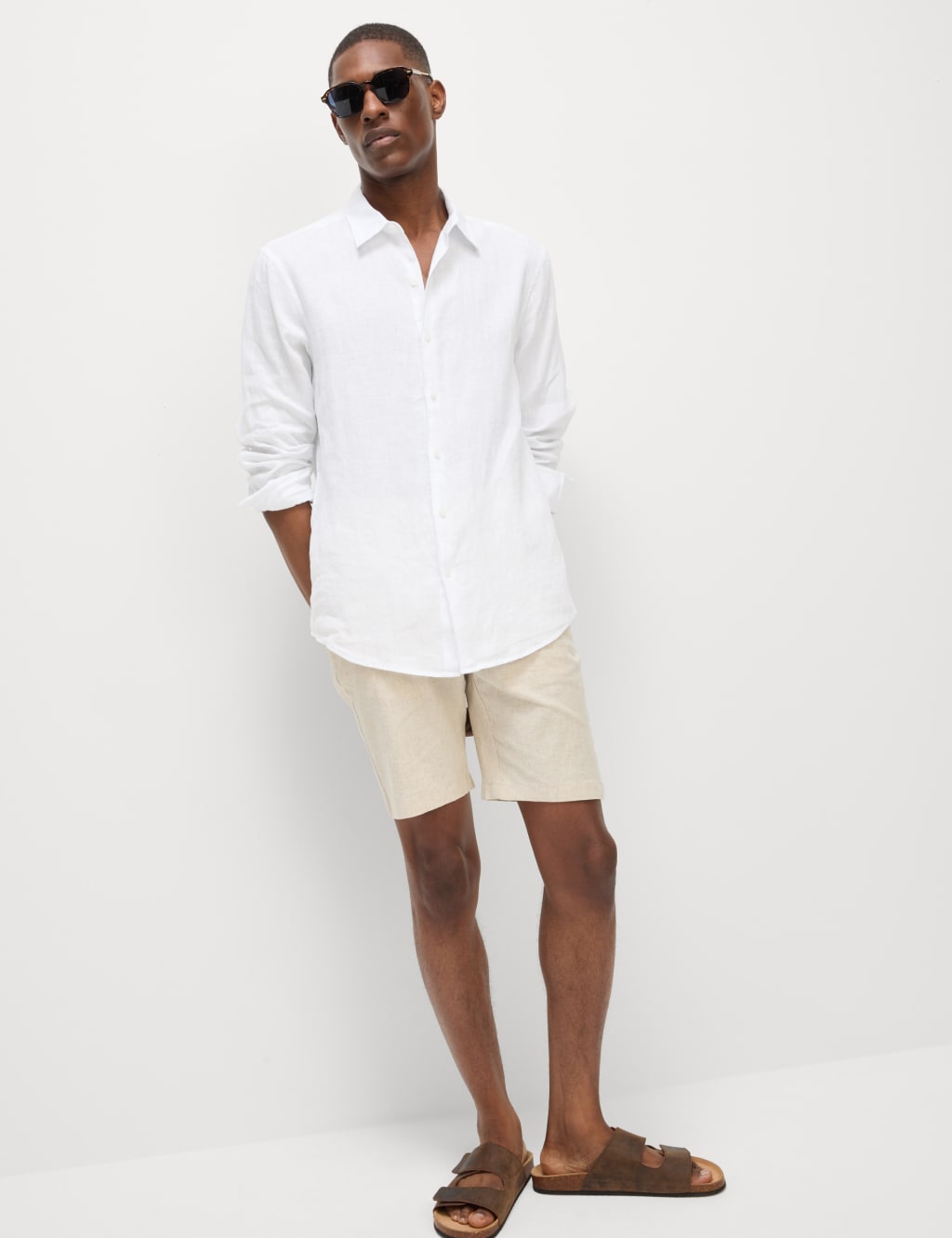 Regular Fit Pure Linen Shirt 6 of 6